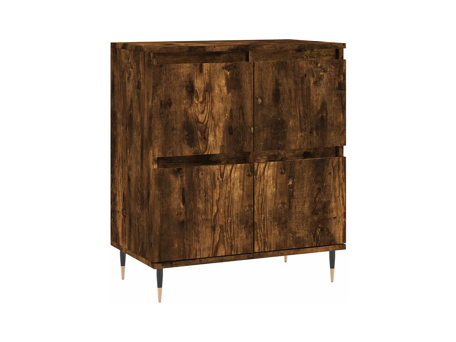 Buffets | Bahuts | Meuble de rangement 3 pcs Chêne fumé Bois d'ingénierie