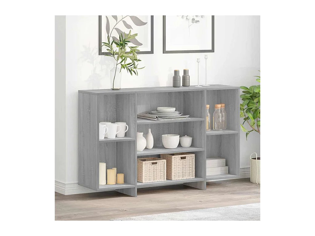Credenza | Buffet | Armadio Grigio Sonoma 120x30x75 cm in Truciolato