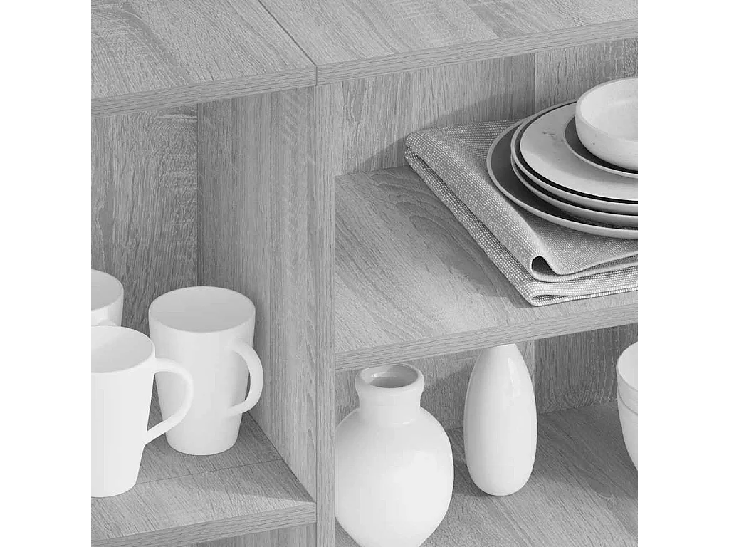 Buffet | Bahut | Meuble de rangement sonoma gris 120x30x75 cm bois d'ingénierie