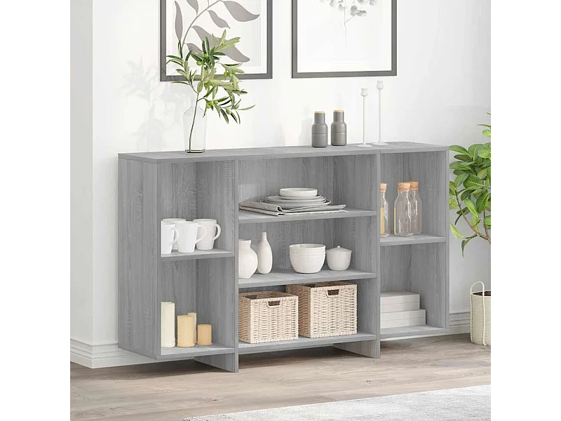 Buffet | Bahut | Meuble de rangement sonoma gris 120x30x75 cm bois d'ingénierie