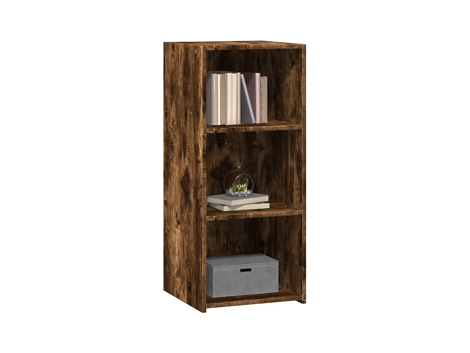 Buffet | Bahut | Meuble de rangement chêne fumé 40x41x93 cm bois d'ingénierie
