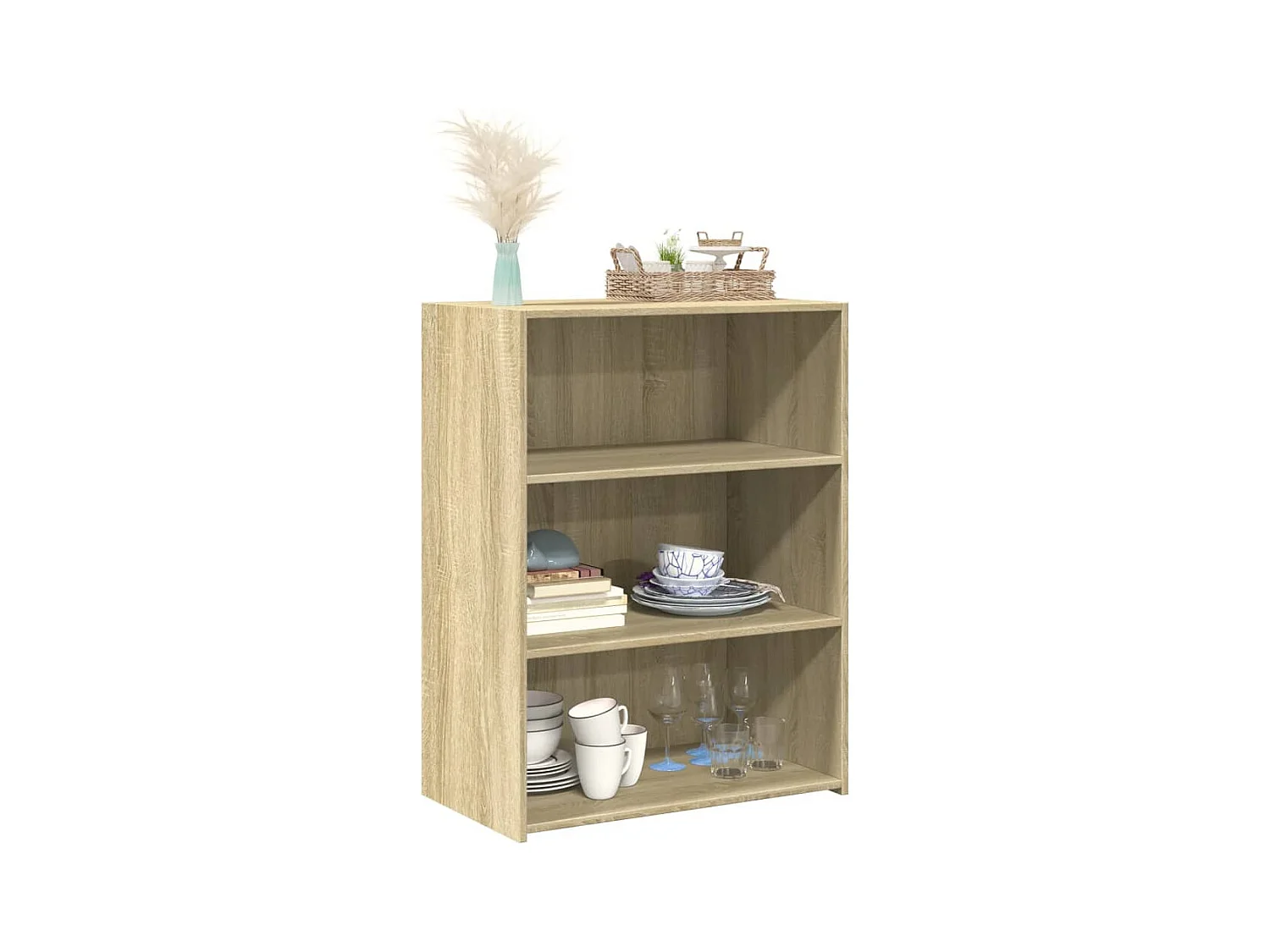 Buffet | Bahut | Meuble de rangement chêne sonoma 70x41x93 cm bois d'ingénierie