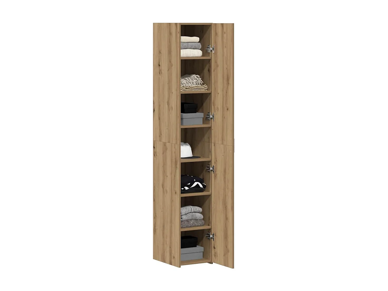 Buffet | Bahut | Meuble de rangement haut Chêne artisan 30x42.5x185 cm Bois d'ingénierie