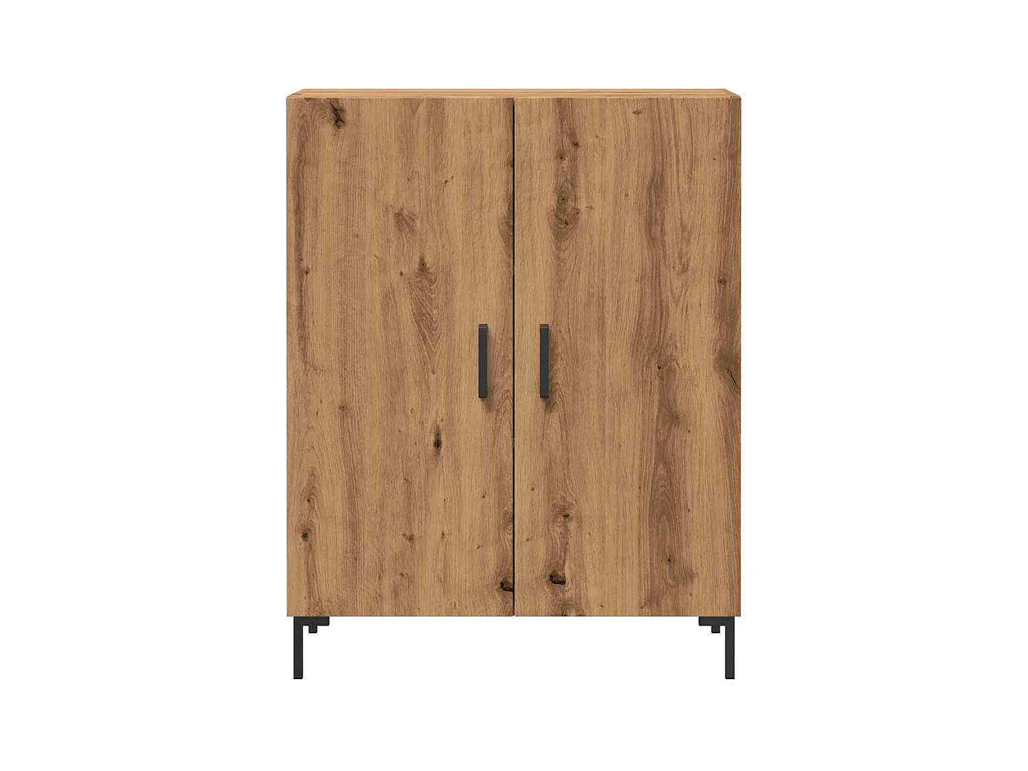 Buffet | Bahut | Meuble de rangement chêne artisanal 69,5x34x90 cm bois d'ingénierie