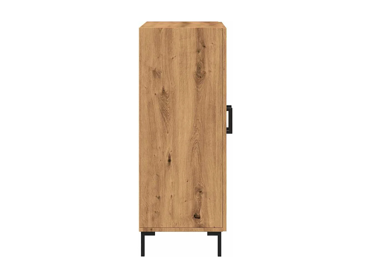 Buffet | Bahut | Meuble de rangement chêne artisanal 69,5x34x90 cm bois d'ingénierie