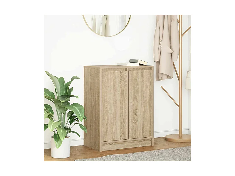 Credenza | Buffet | Armadio Rovere Sonoma 57x34x76 cm in Legno Multistrato