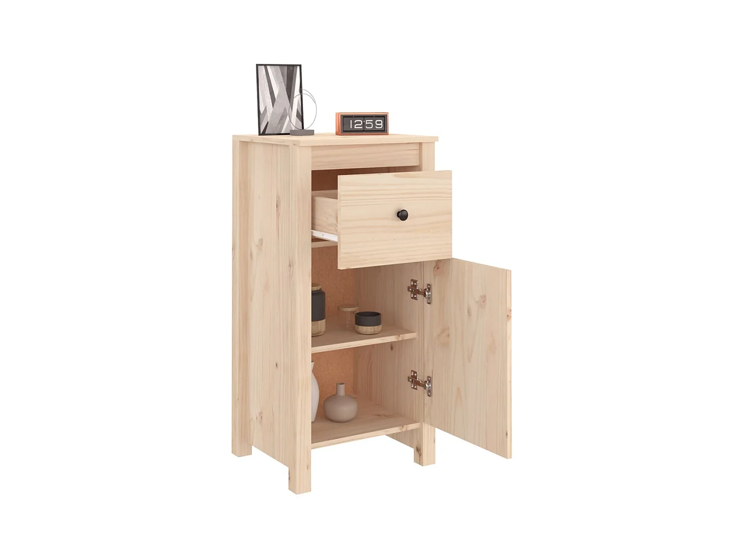 Buffets | Bahuts | Meuble de rangement 2 pcs 40x35x80 cm bois massif de pin