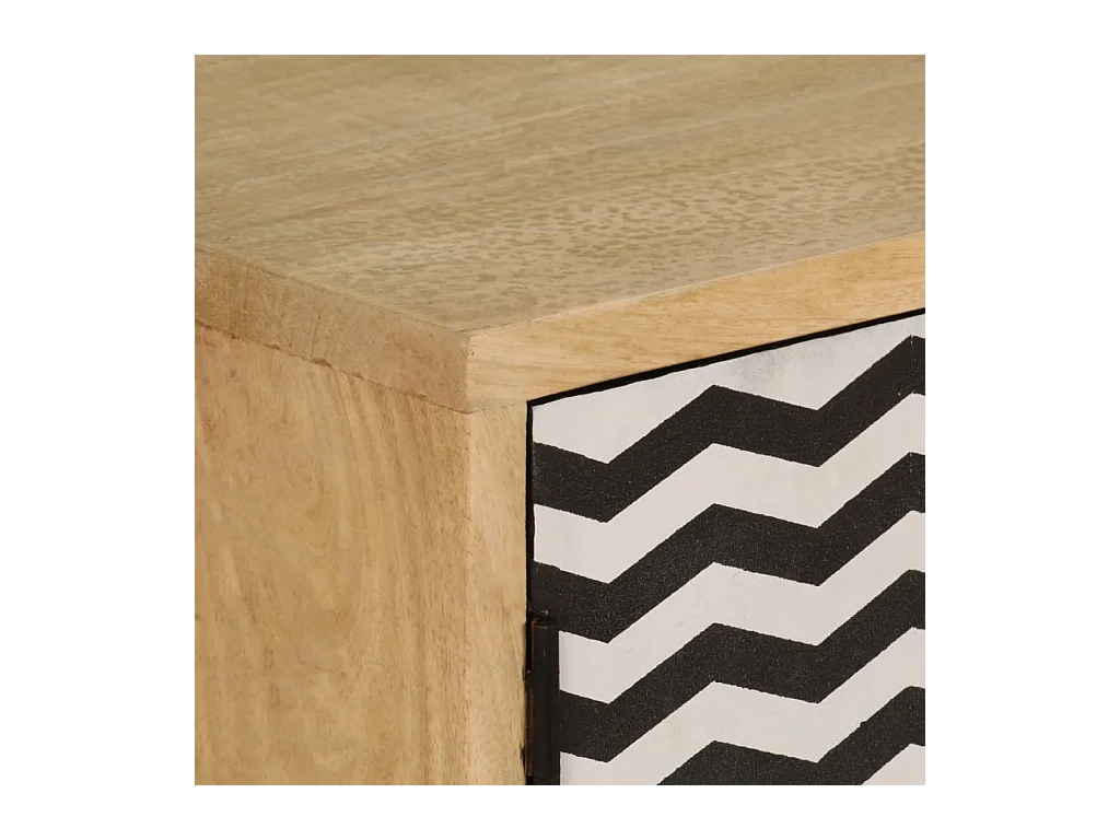 Buffet | Bahut | Meuble de rangement 120x30x75 cm bois de manguier massif