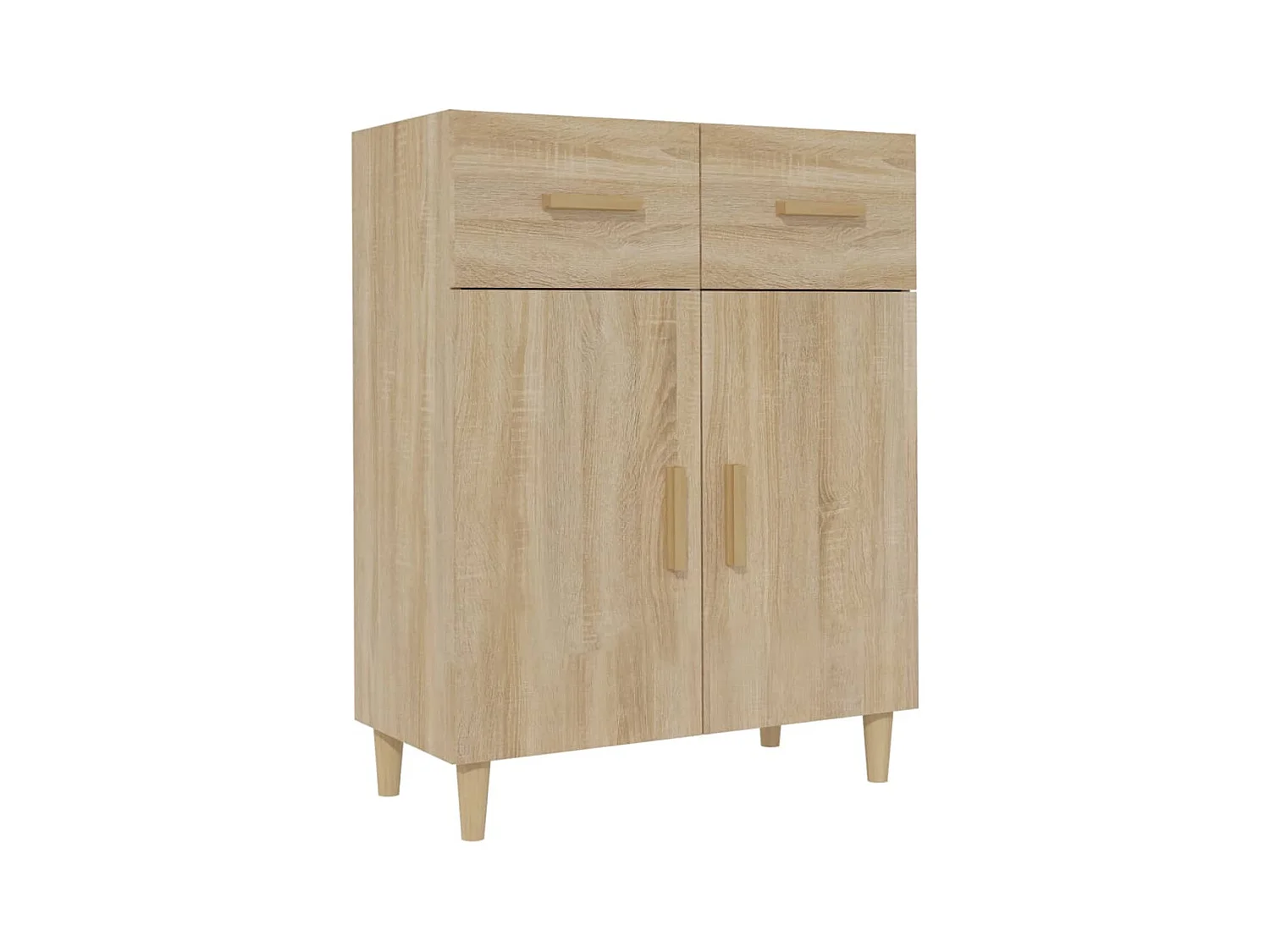 Credenza | Buffet | Armadio Rovere Sonoma 69,5x34x89 cm in Legno Multistrato