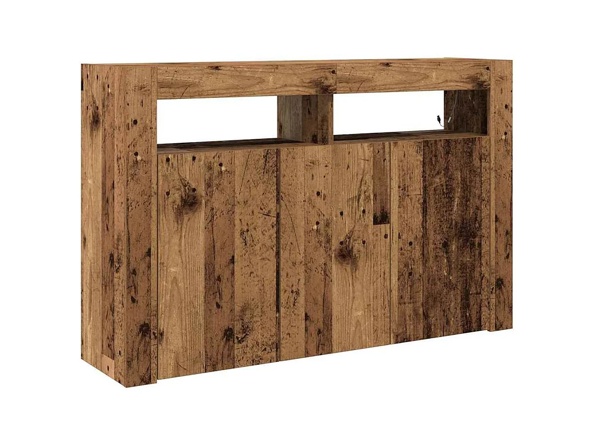 Buffet | Bahut | Meuble de rangement Bois ancien Bois reconstitué 116 x 30 x 75 cm Buffet | Bahut | Meuble de rangement