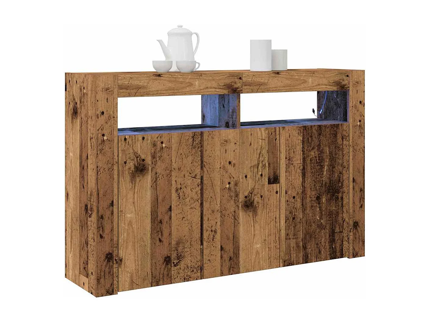 Buffet | Bahut | Meuble de rangement Bois ancien Bois reconstitué 116 x 30 x 75 cm Buffet | Bahut | Meuble de rangement