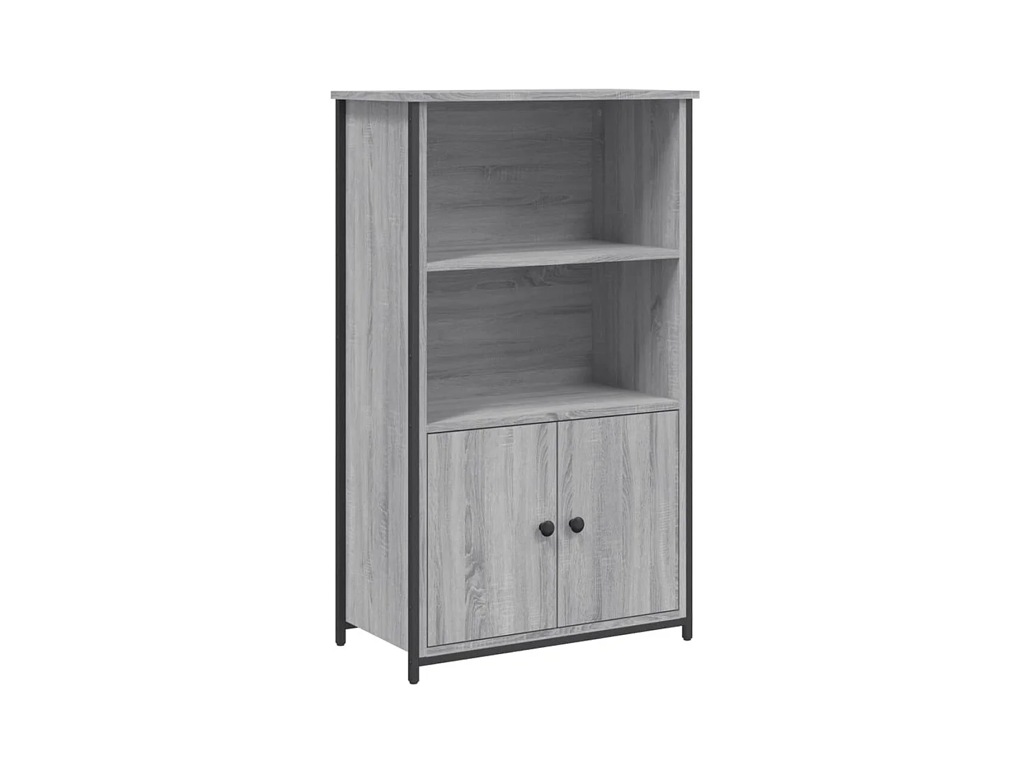 Credenza | Buffet | Armadio Grigio Sonoma 62x32x103,5 cm in Legno Multistrato