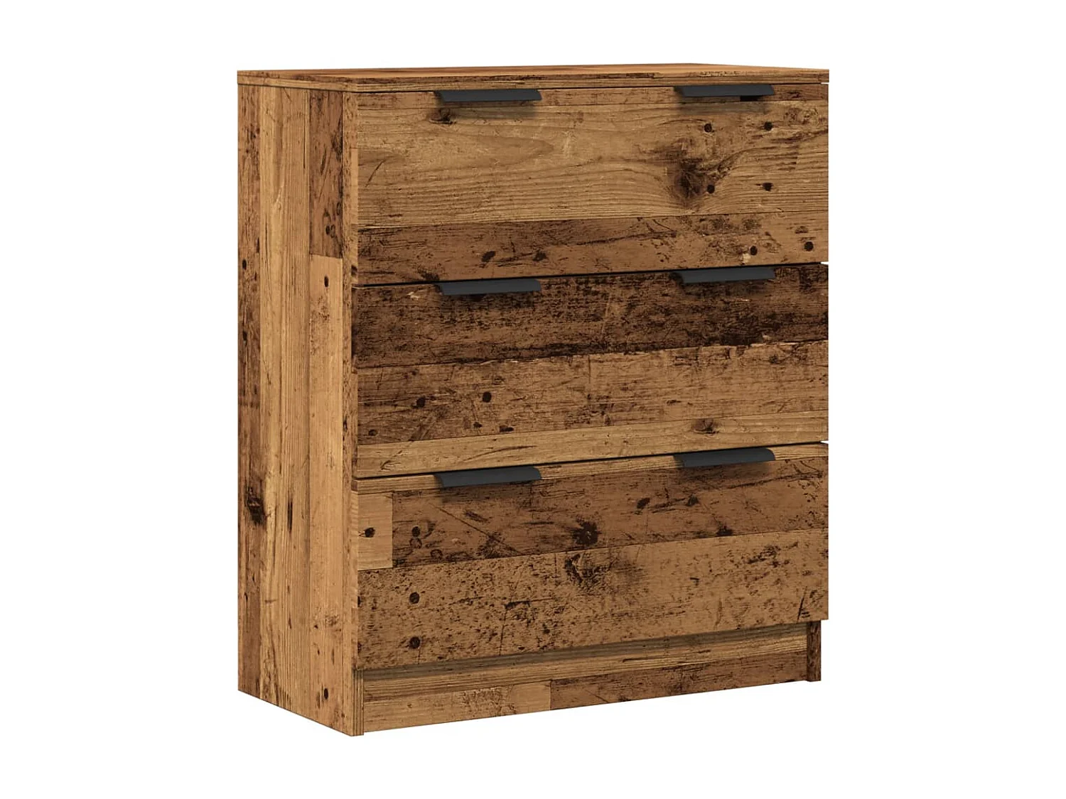 Buffet | Bahut | Meuble de rangement vieux bois 60x30x70 cm bois d'ingénierie
