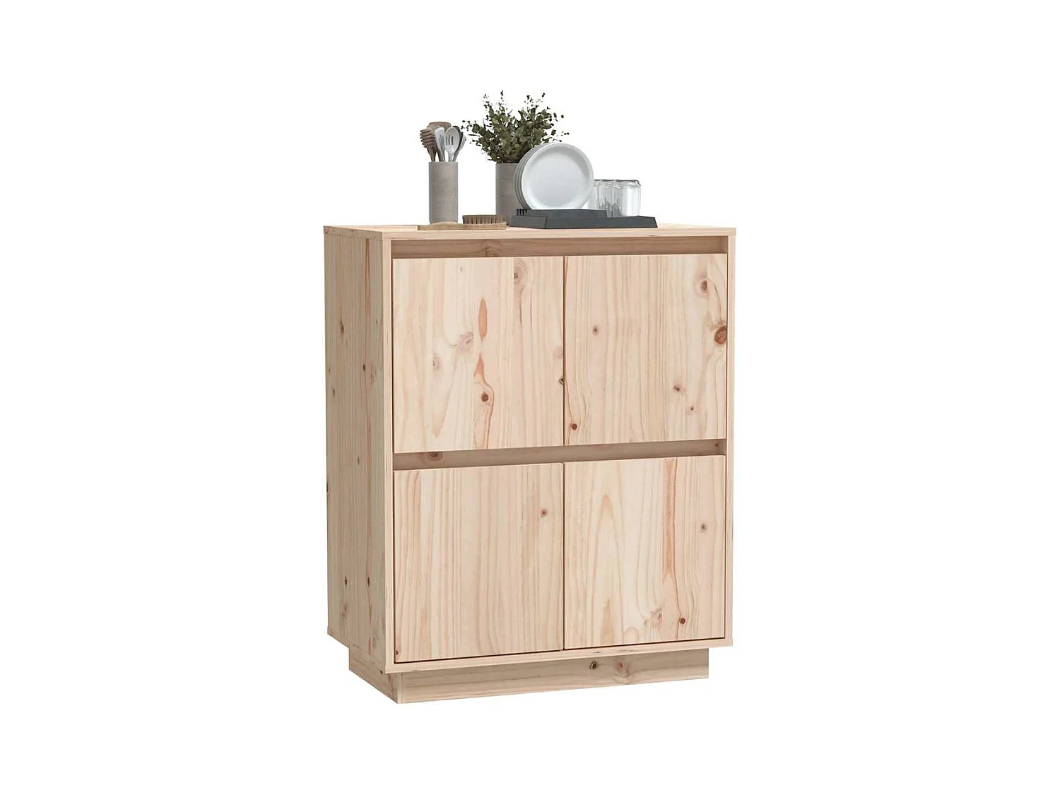 Buffet | Bahut | Meuble de rangement 60x34x75 cm Bois massif de pin
