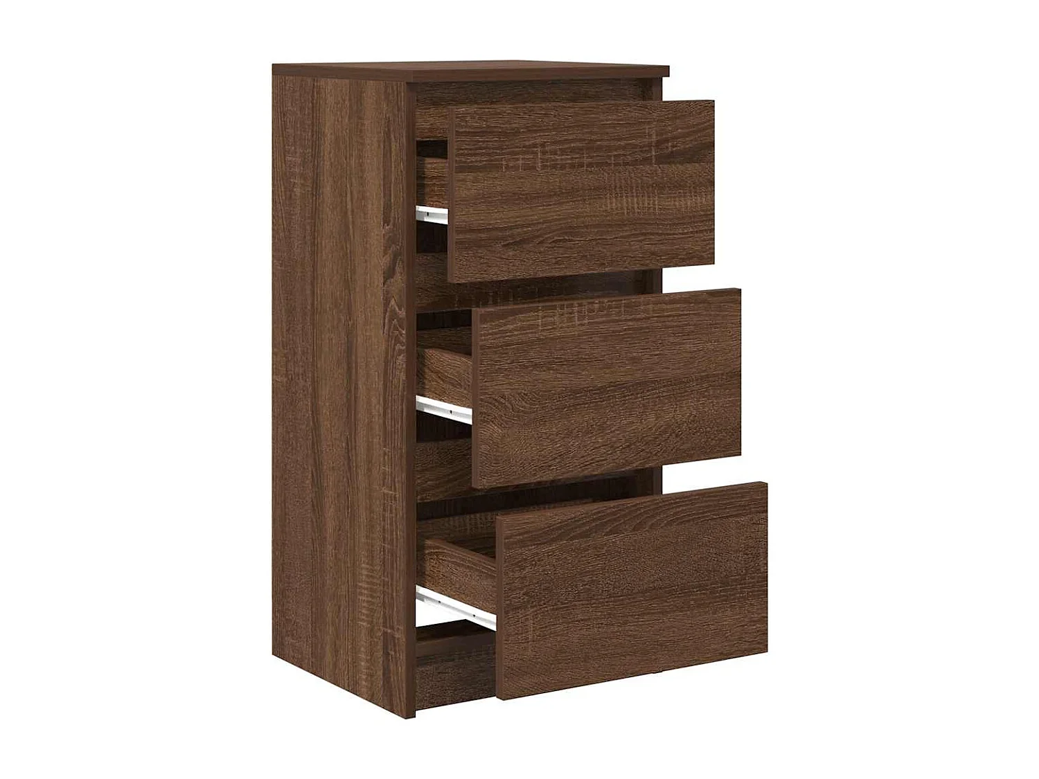 Credenza | Buffet | Armadio Rovere Marrone 37,5x35x76 cm in Legno Multistrato