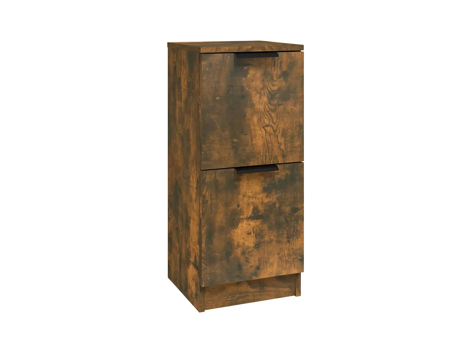 Buffet | Bahut | Meuble de rangement Chêne fumé 30x30x70 cm Bois d'ingénierie