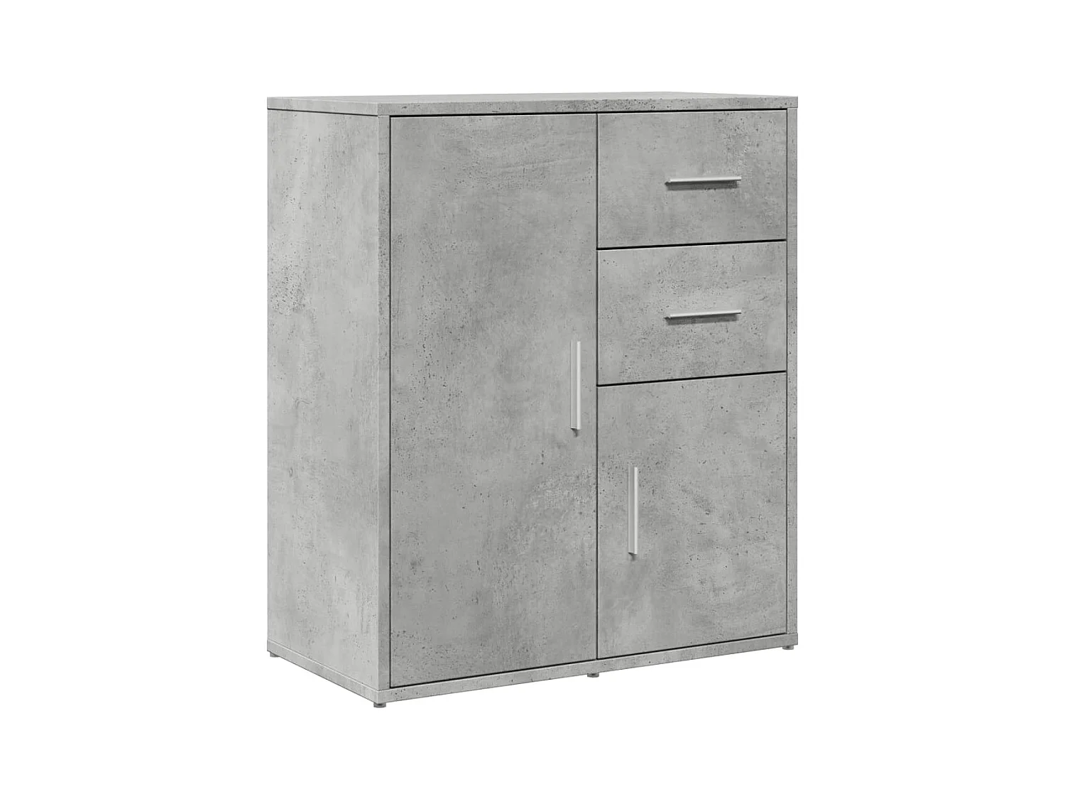 Buffet | Bahut | Meuble de rangement gris béton 60x31x70 cm bois d'ingénierie