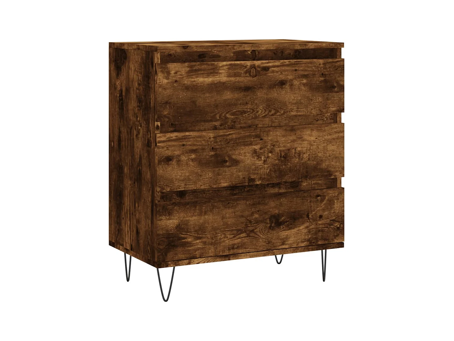 Credenza | Buffet | Armadio Rovere Fumo 60x35x70 cm in Legno Multistrato