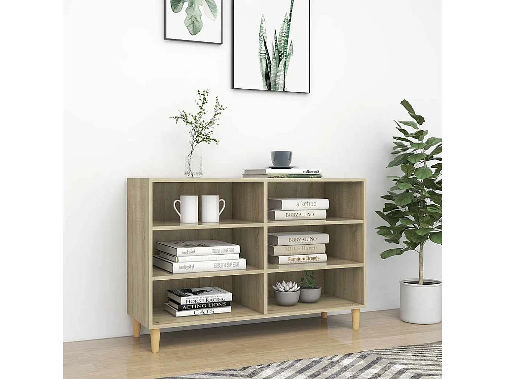 Buffet | Bahut | Meuble de rangement chêne sonoma 103,5x35x70 cm bois d'ingénierie