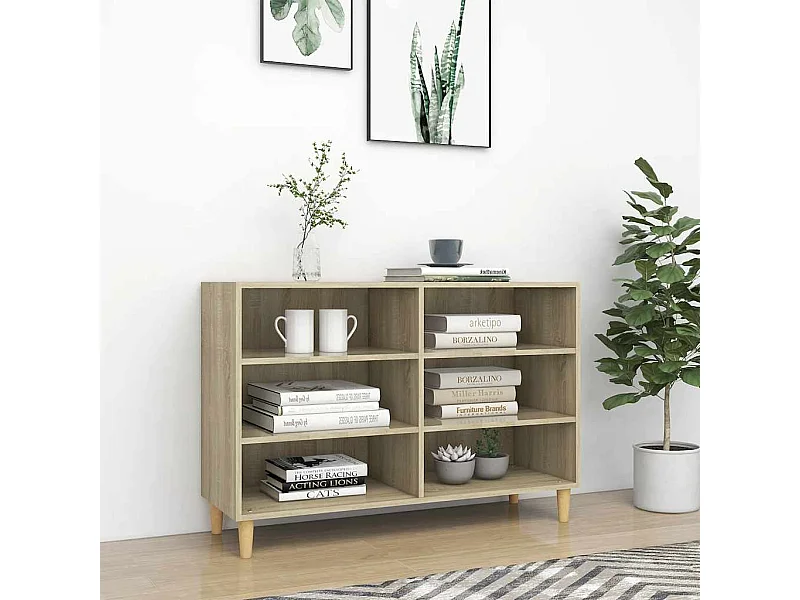 Buffet | Bahut | Meuble de rangement chêne sonoma 103,5x35x70 cm bois d'ingénierie