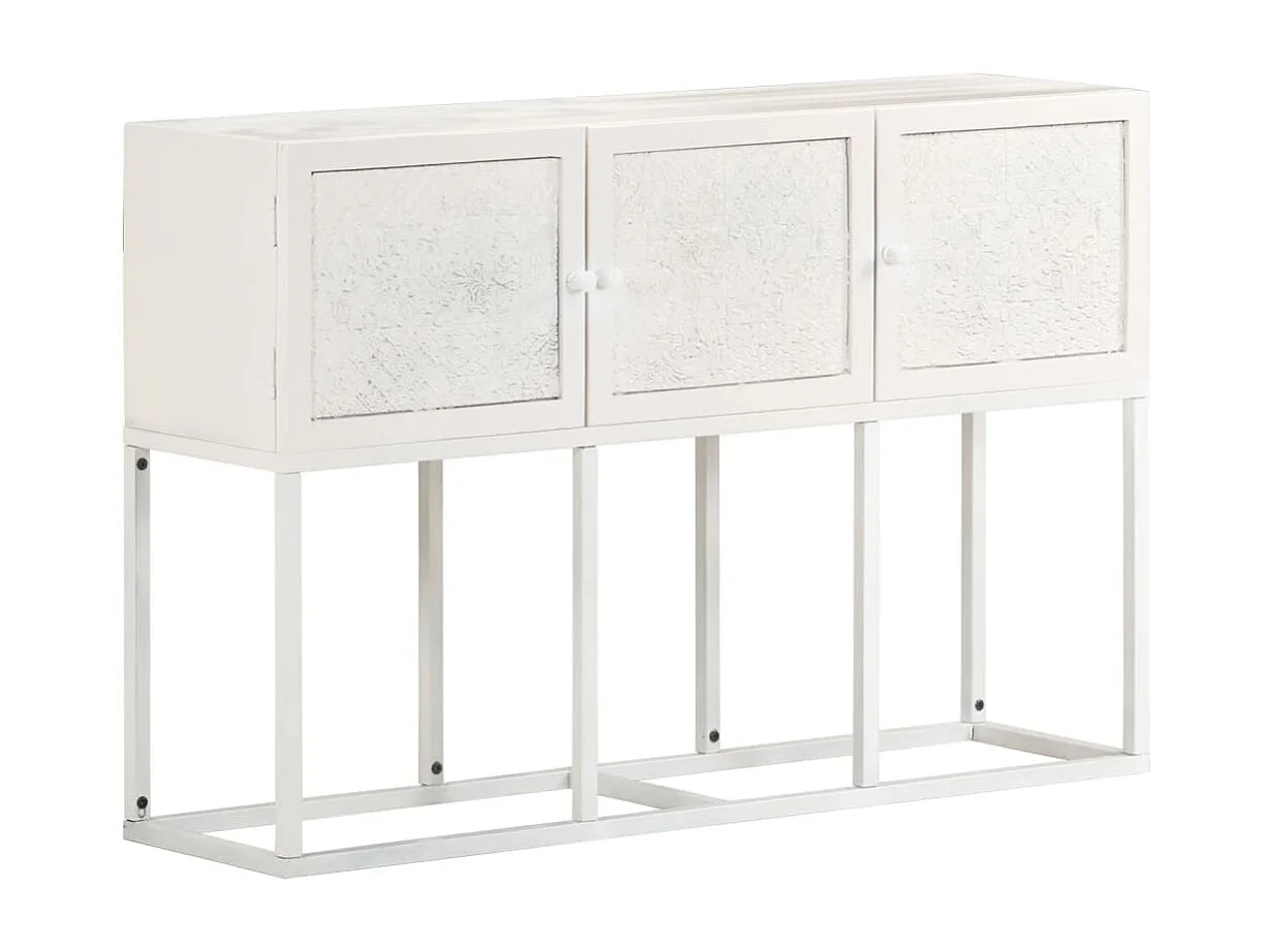 Credenza | Buffet | Armadio 115x30x76 cm in Legno Massello di Mango