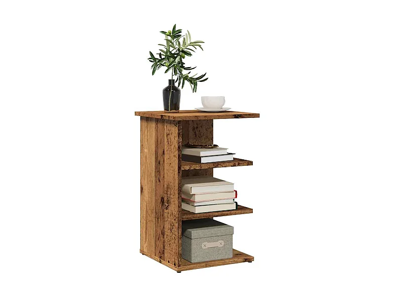 Buffet | Bahut | Meuble de rangement vieux bois 35x35x55 cm bois d'ingénierie