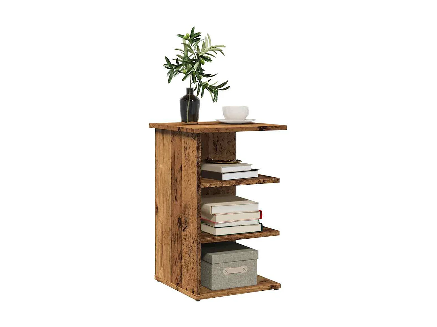 Buffet | Bahut | Meuble de rangement vieux bois 35x35x55 cm bois d'ingénierie