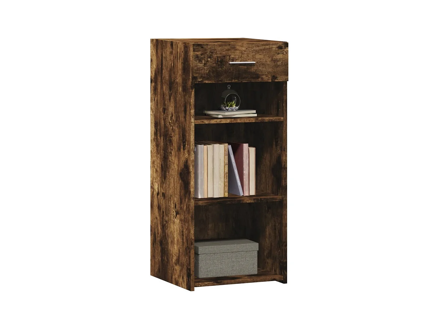 Credenza | Buffet | Armadio Rovere Fumo 40x42,5x93 cm in Legno Multistrato