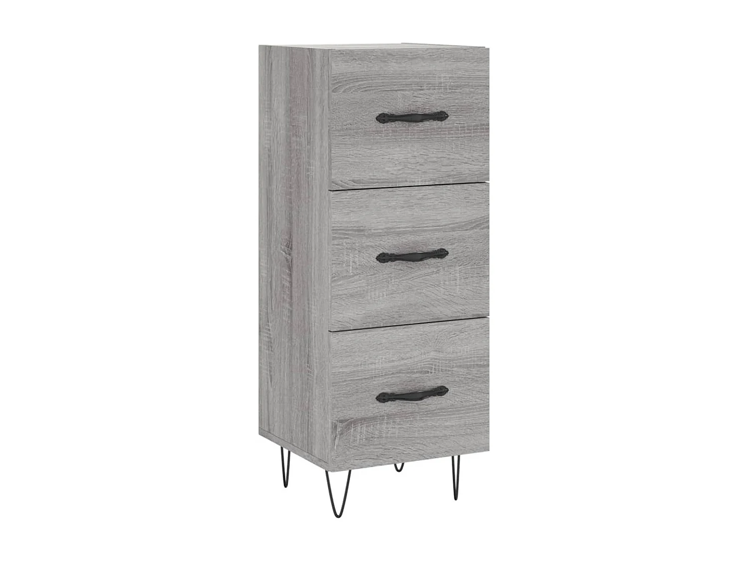 Buffet | Bahut | Meuble de rangement Sonoma gris 34,5x34x90 cm Bois d'ingénierie