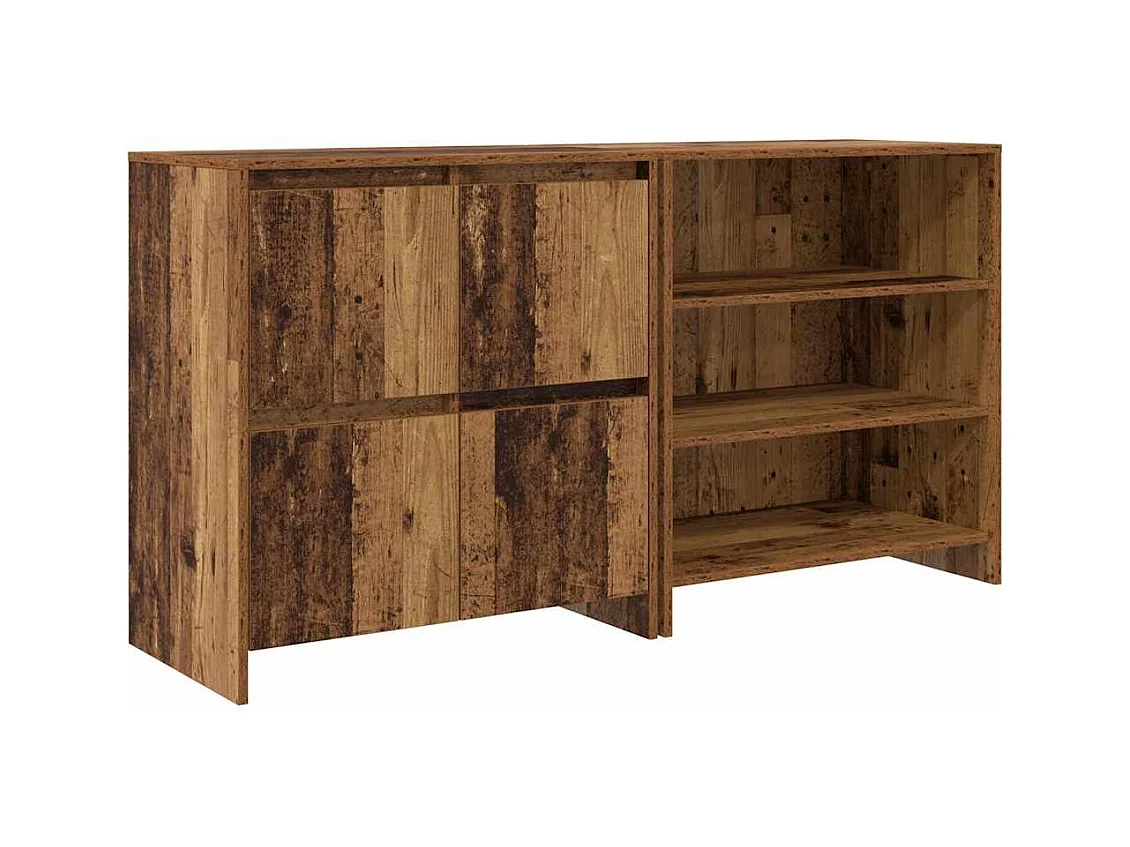 Buffet | Bahut | Meuble de rangement 2 pcs Bois ancien 70 x 41 x 75 cm Bois d'ingénierie