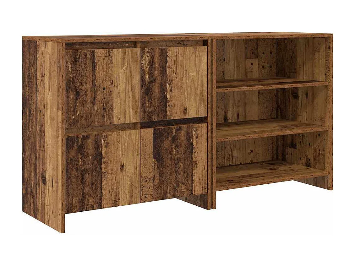 Buffet | Bahut | Meuble de rangement 2 pcs Bois ancien 70 x 41 x 75 cm Bois d'ingénierie