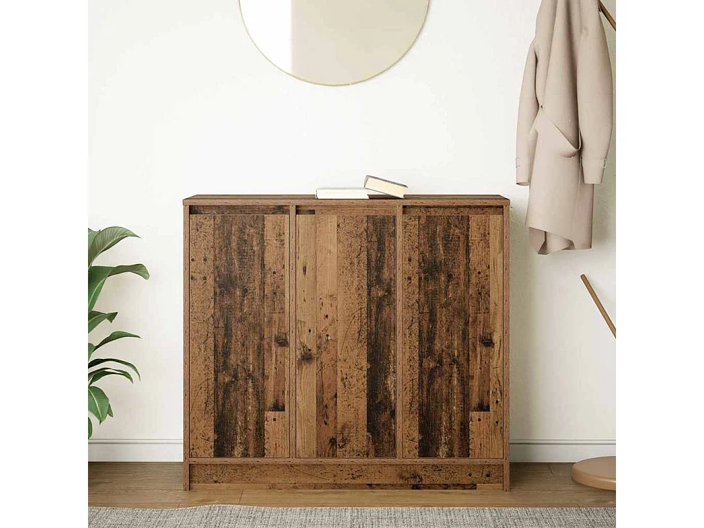 Buffet | Bahut | Meuble de rangement vieux bois 85x34x76 cm bois d'ingénierie