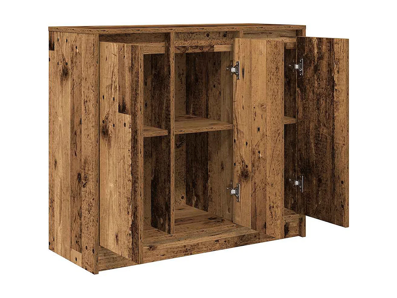 Buffet | Bahut | Meuble de rangement vieux bois 85x34x76 cm bois d'ingénierie
