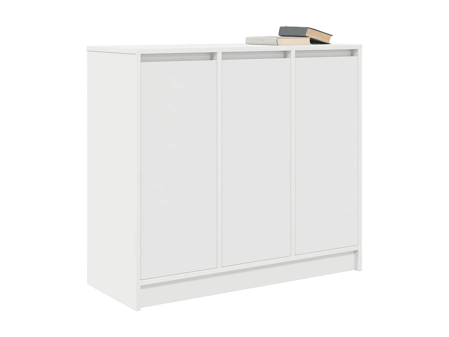 Buffet | Bahut | Meuble de rangement blanc 85x34x76 cm bois d’ingénierie