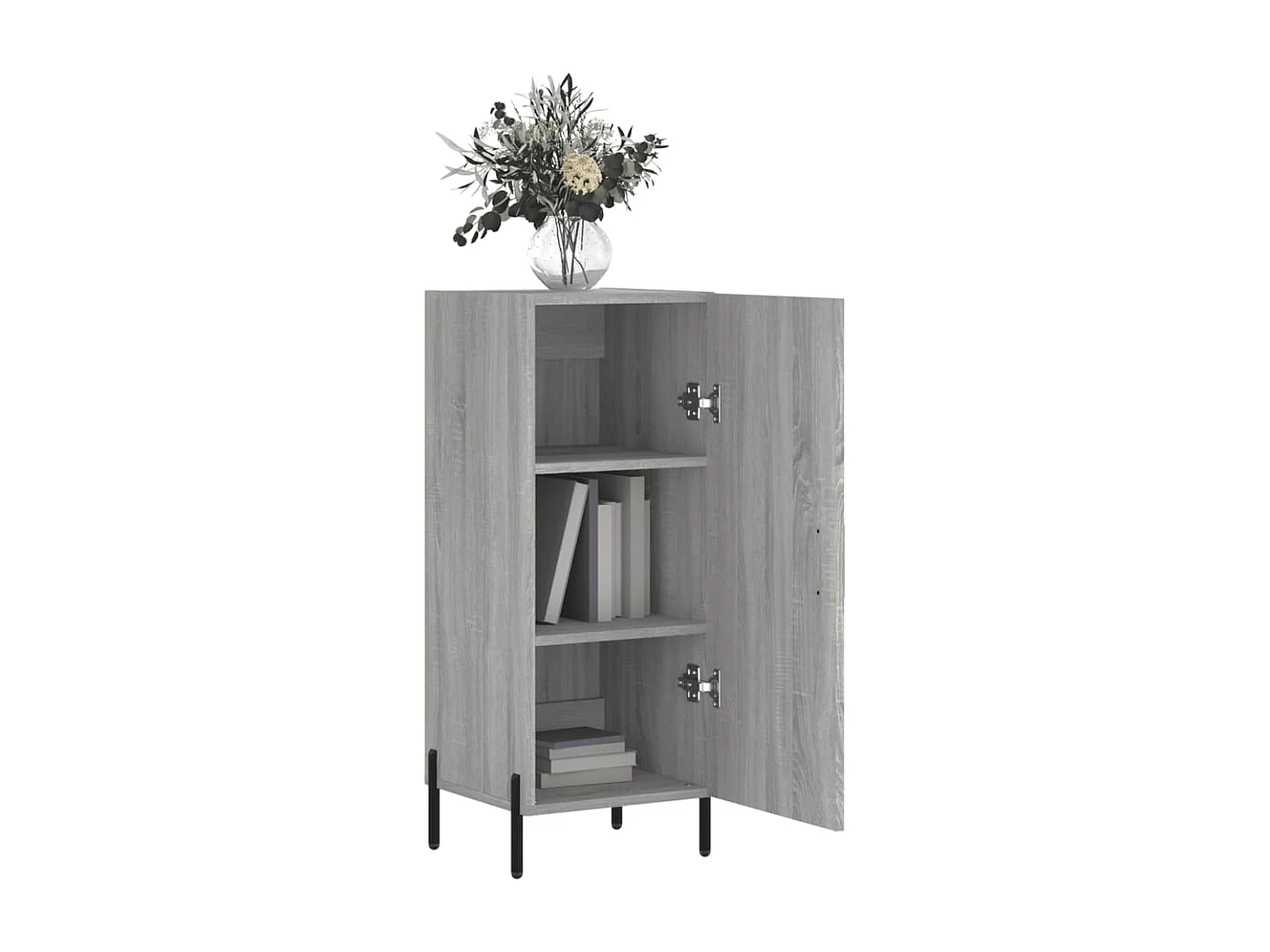 Buffet | Bahut | Meuble de rangement Sonoma gris 34,5x34x90 cm Bois d'ingénierie