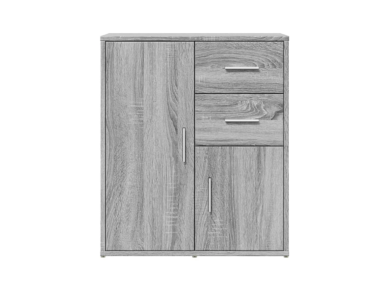 Buffets | Bahuts | Meuble de rangement 2 pcs sonoma gris 60x31x70 cm bois d'ingénierie