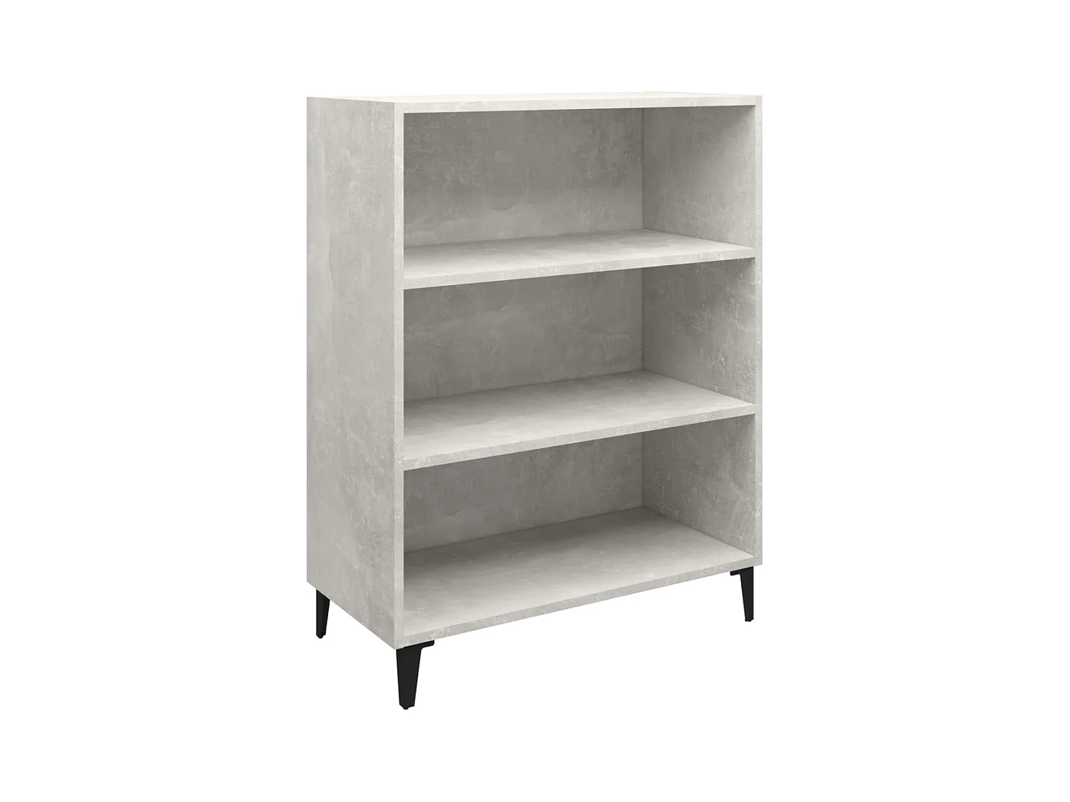 Credenza | Buffet | Armadio Grigio Cemento 69,5x32,5x90 cm in Legno Multistrato