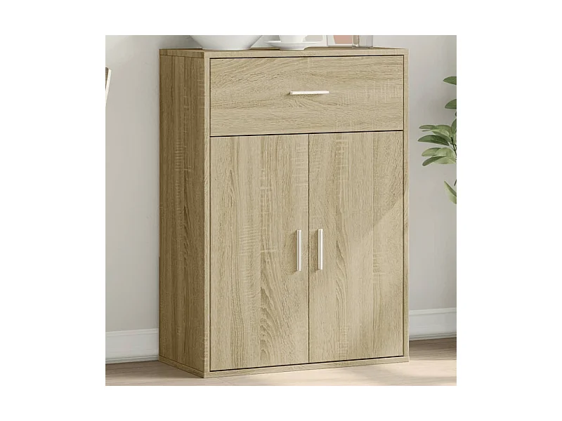 Buffet | Bahut | Meuble de rangement chêne sonoma 60x30x84 cm bois d'ingénierie