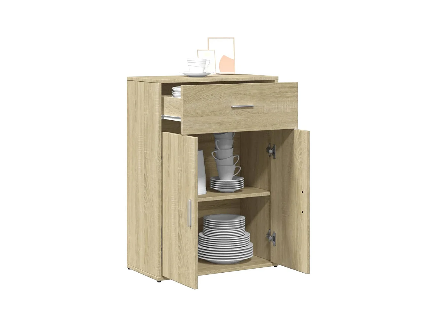 Buffet | Bahut | Meuble de rangement chêne sonoma 60x30x84 cm bois d'ingénierie