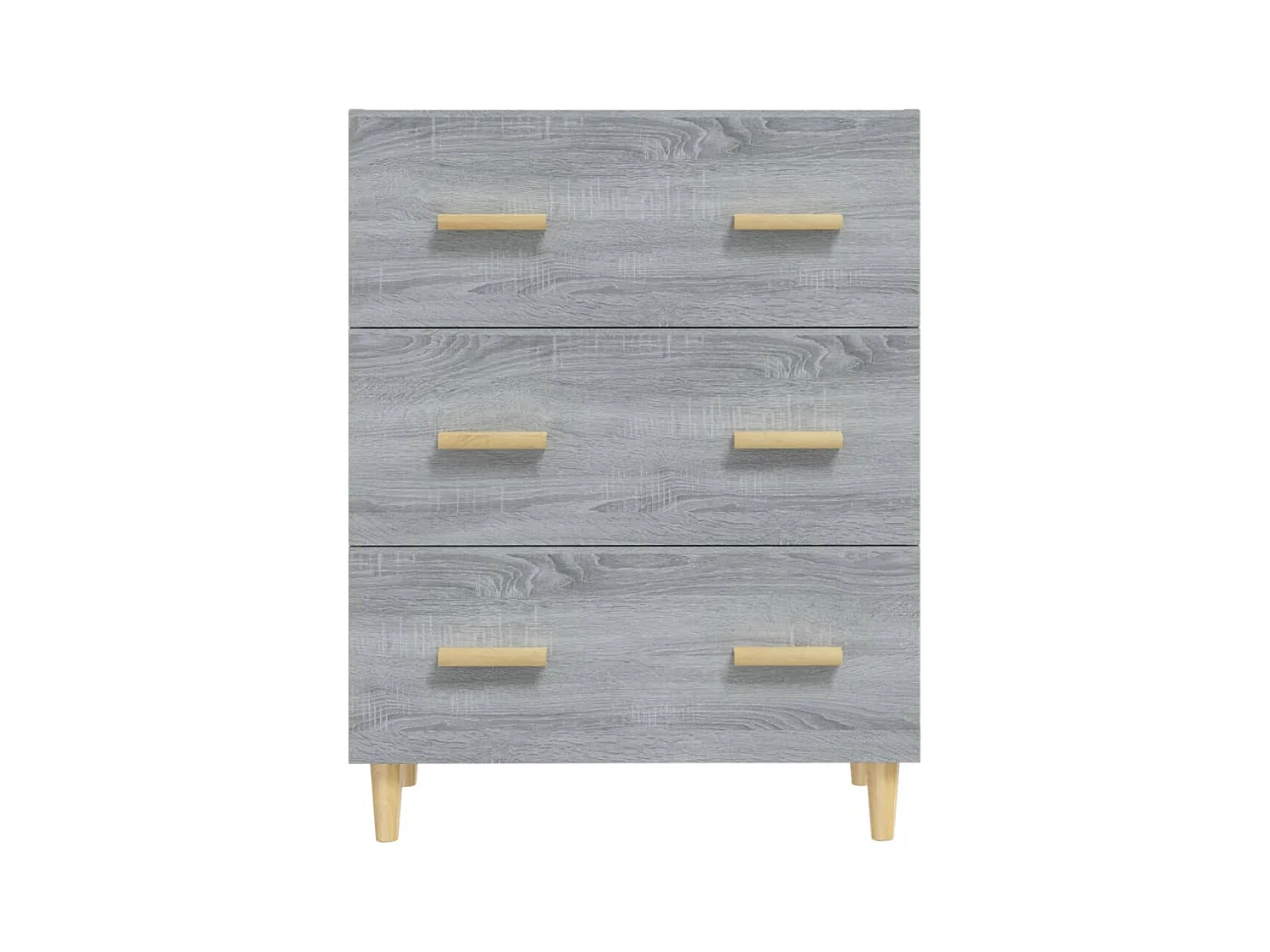 Credenza | Buffet | Armadio Grigio Sonoma 70x34x90 cm in Legno Multistrato