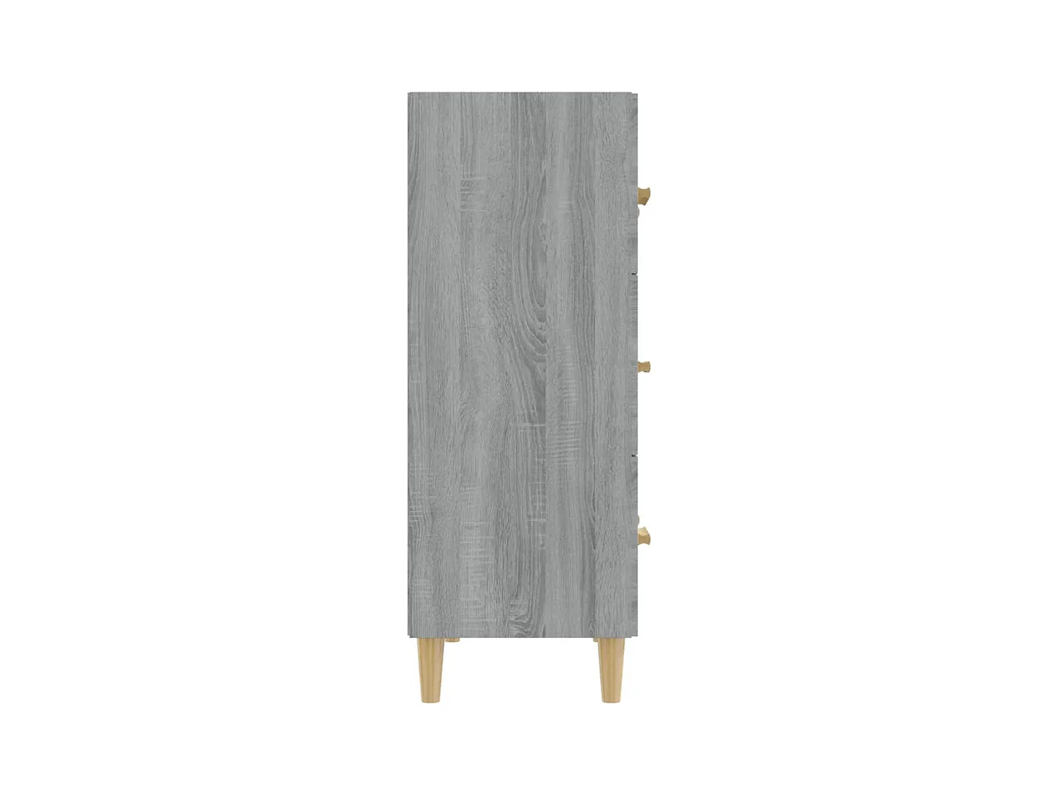 Credenza | Buffet | Armadio Grigio Sonoma 70x34x90 cm in Legno Multistrato