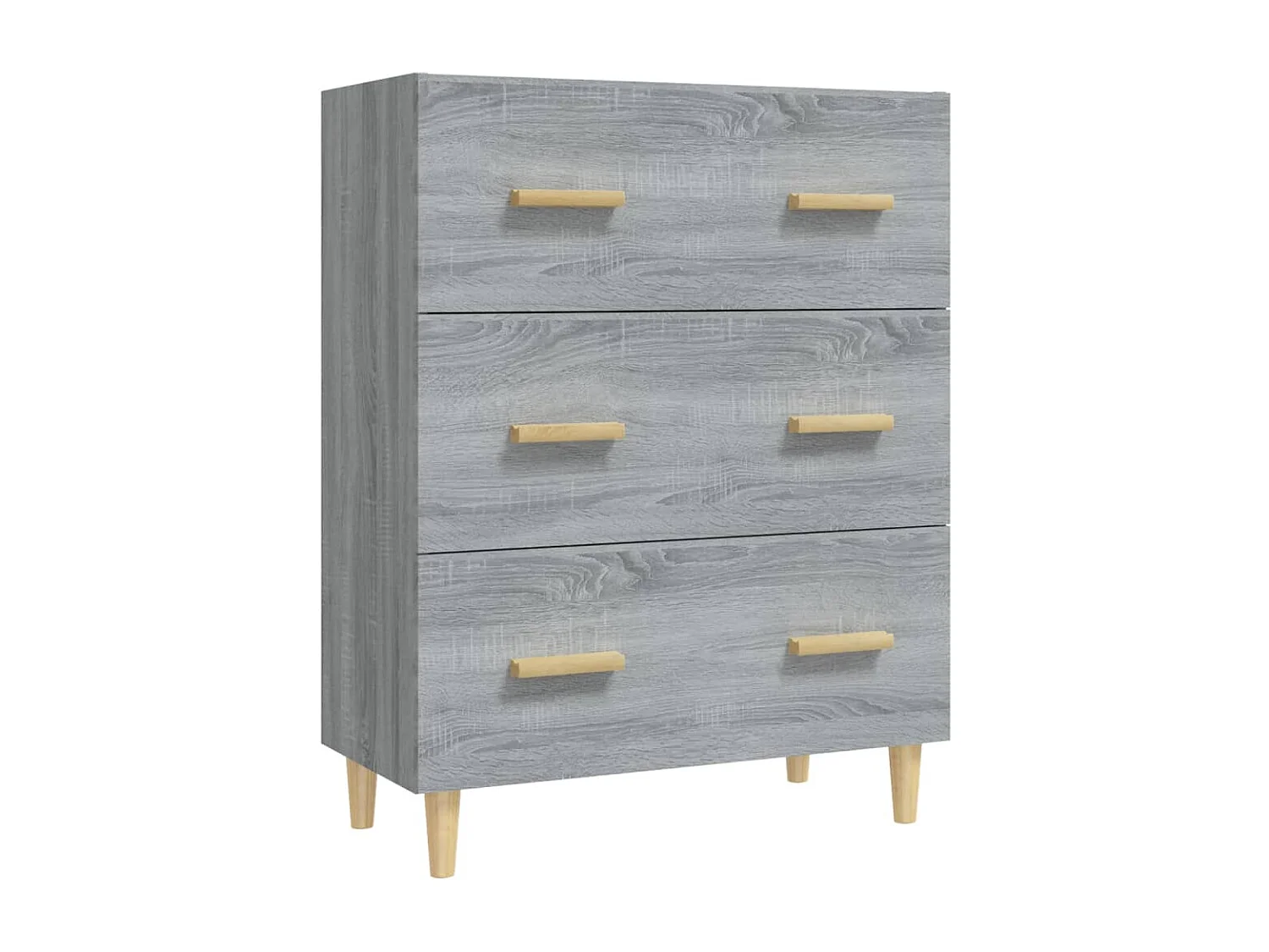 Buffet | Bahut | Meuble de rangement Sonoma gris 70x34x90 cm Bois d'ingénierie