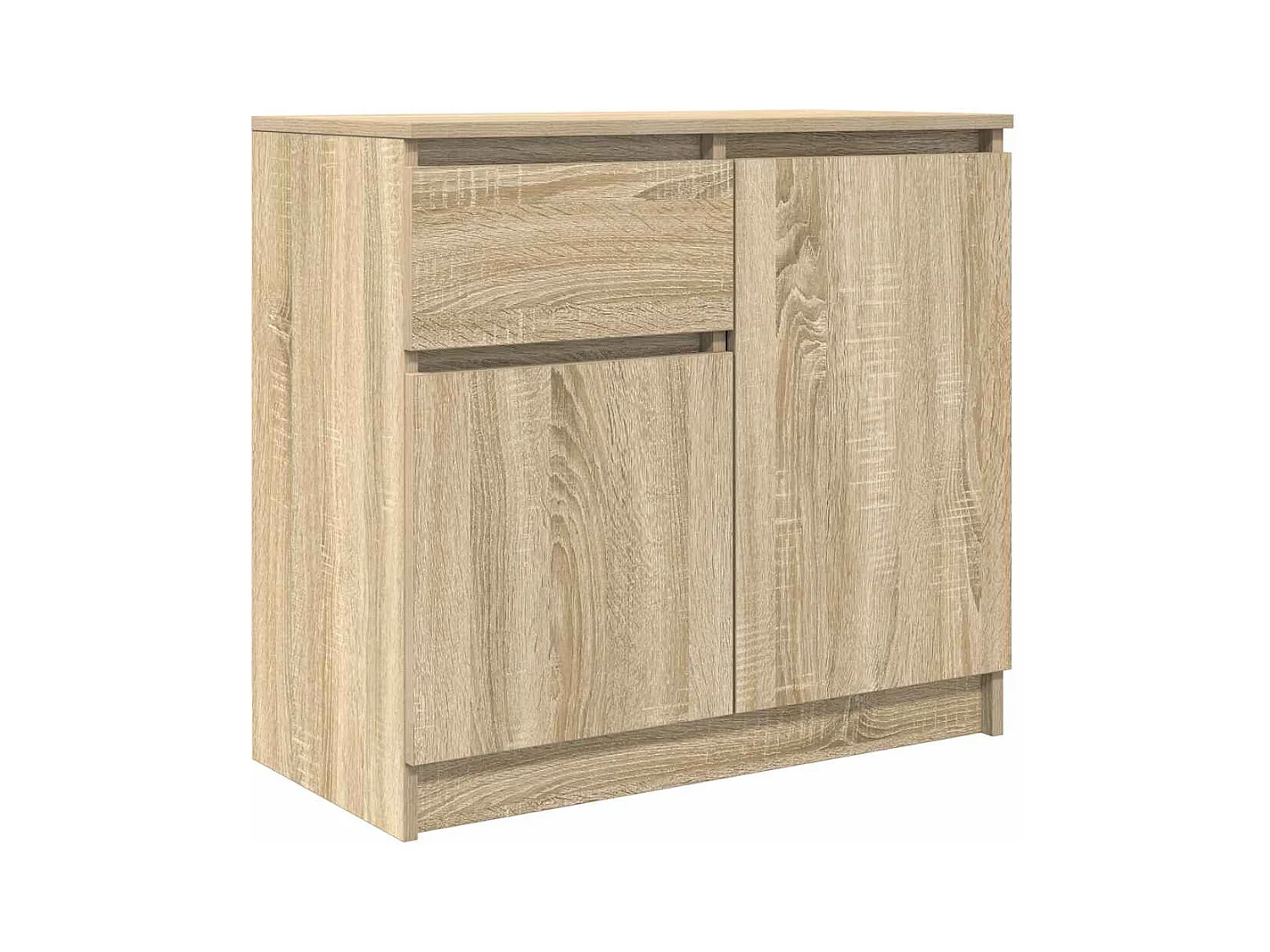 Buffet | Commode à tiroir | Meuble de rangement avec tiroir chêne sonoma 71x35x65 cm bois d'ingénierie