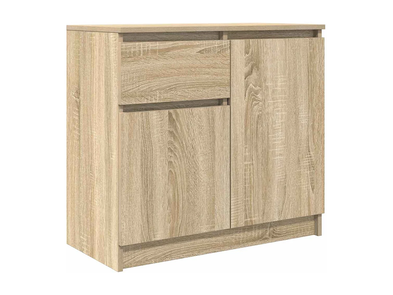 Buffet | Commode à tiroir | Meuble de rangement avec tiroir chêne sonoma 71x35x65 cm bois d'ingénierie