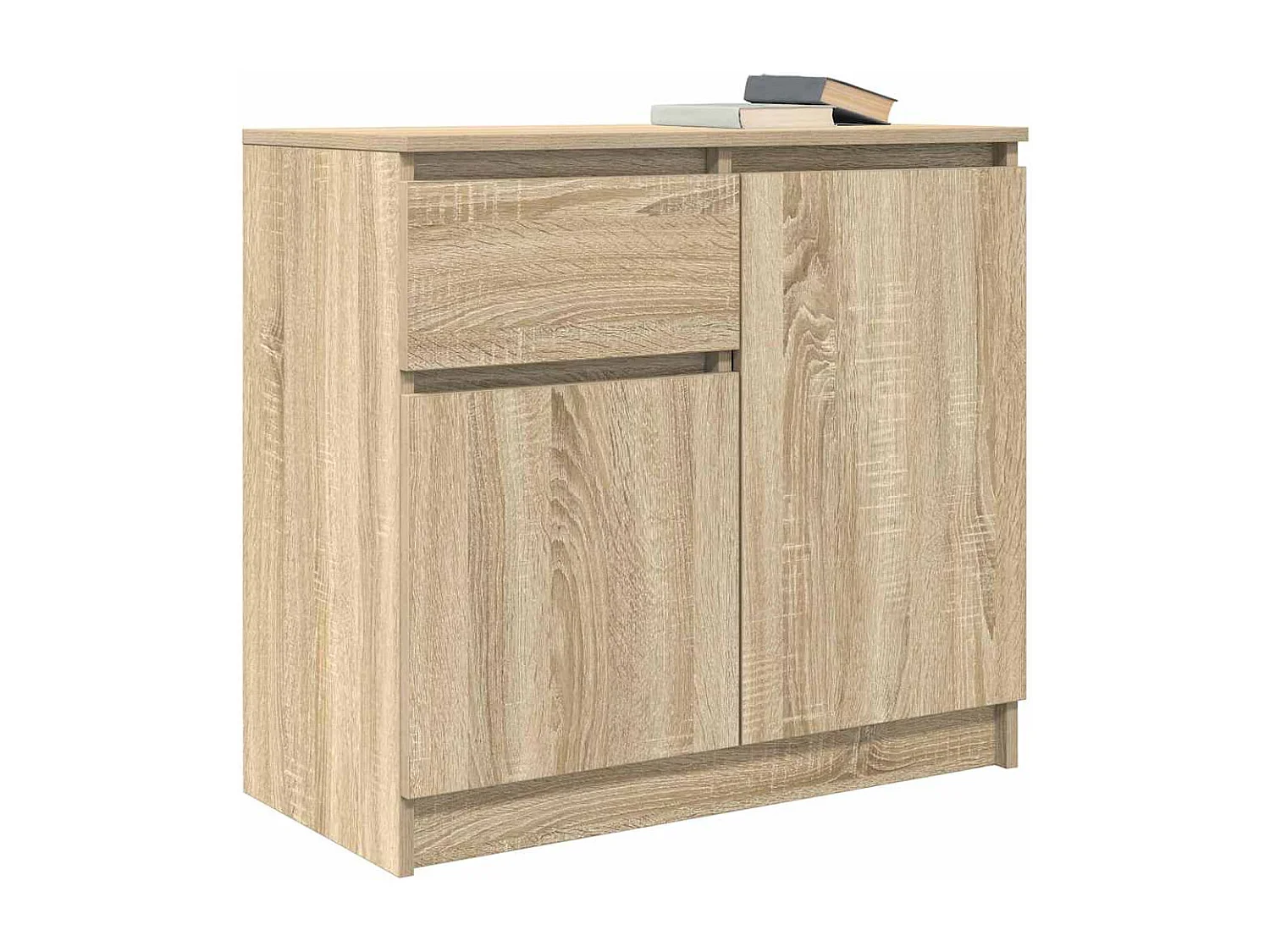 Buffet | Commode à tiroir | Meuble de rangement avec tiroir chêne sonoma 71x35x65 cm bois d'ingénierie