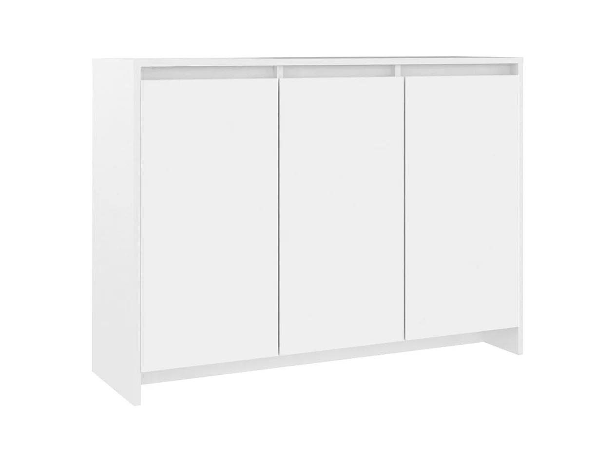 Credenza | Buffet | Armadio Bianca 102x33x75 cm in Truciolato