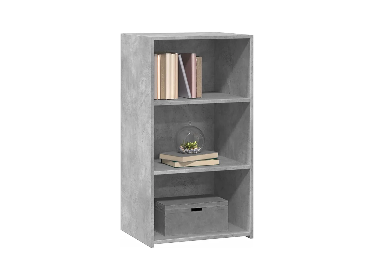 Buffet | Bahut | Meuble de rangement gris béton 50x41x93 cm bois d'ingénierie
