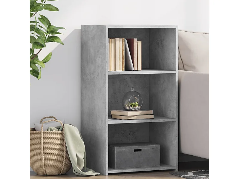 Buffet | Bahut | Meuble de rangement gris béton 50x41x93 cm bois d'ingénierie
