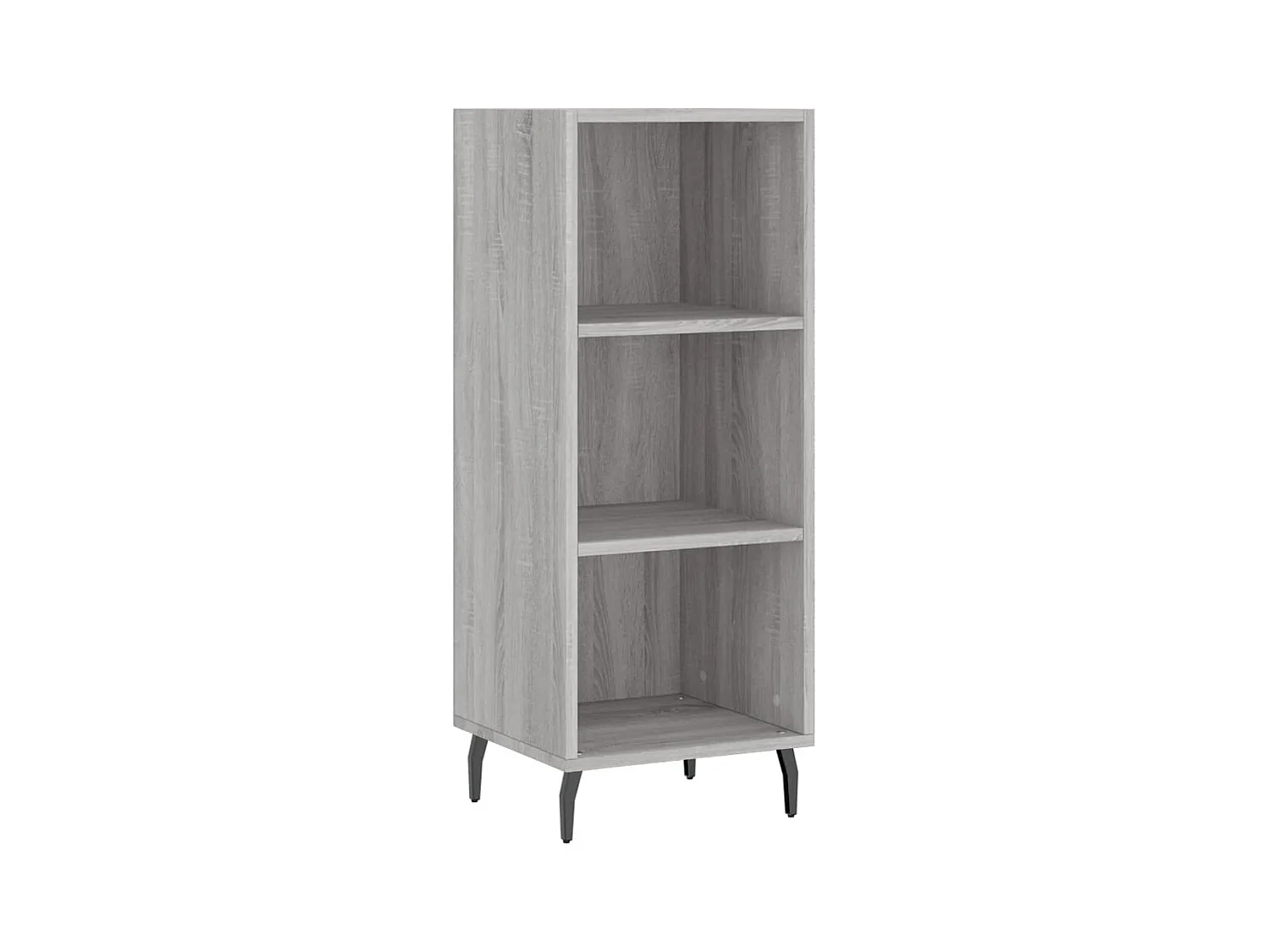 Credenza | Buffet | Armadio Grigio Sonoma 34,5x34x180 cm in Legno Multistrato