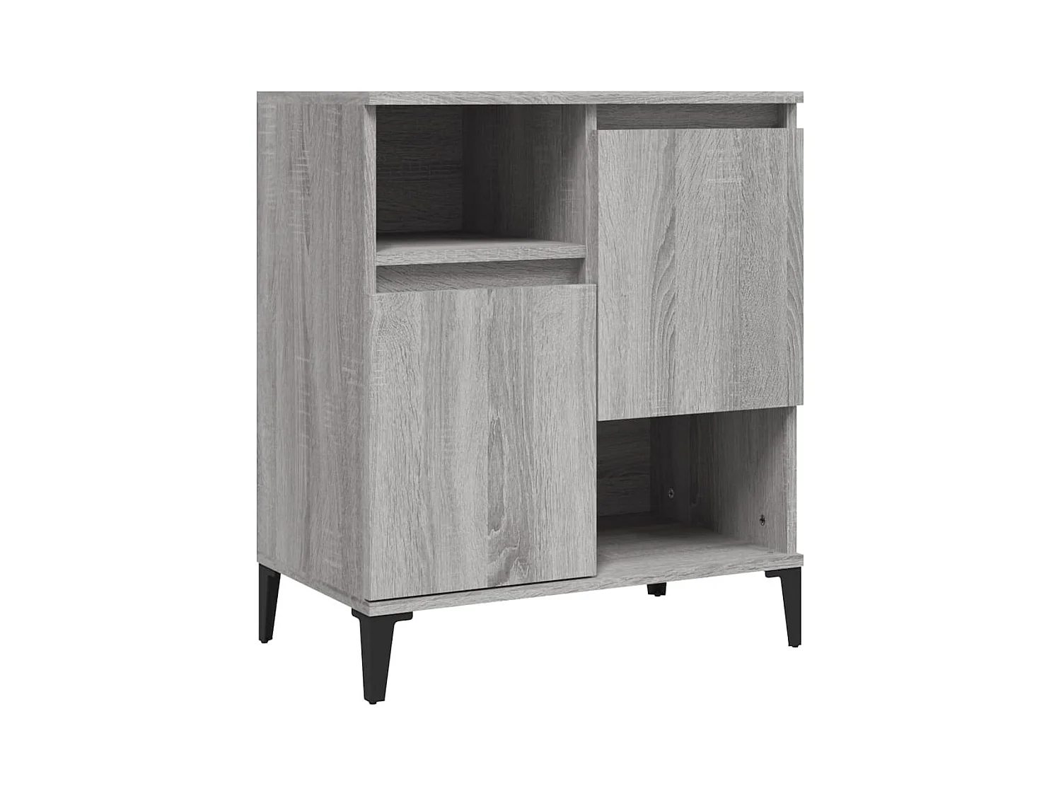 Buffets | Bahuts | Meuble de rangement 3 pcs sonoma gris 60x35x70 cm bois d'ingénierie